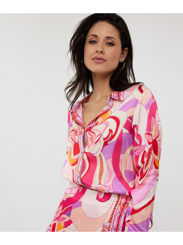 Esqualo Hemdbluse mit Print in Bunt