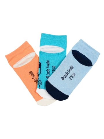 Bluey Bingo Kinder Sneaker Socken 6er Pack in Mehrfarbig