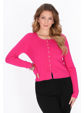 faina Women Cardigan in fuchsia
