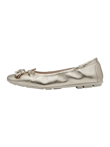 Tamaris Lederballerinas Gold