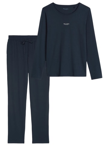 Marc O´Polo Bodywear Schlafanzug Cotton in Dunkelblau