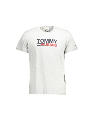 Tommy Hilfiger Grau Herren T-Shirt aus Bio und Baumwolle