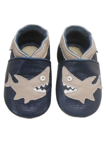 Bemesu Baby Krabbelschuhe aus Leder, weiche Lauflernschuhe mit rutschfester Sohle