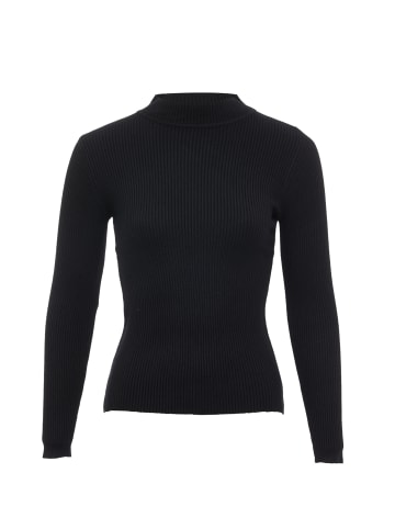 leo basics Damen Strickpullover in Schwarz