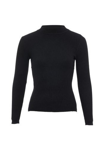 leo basics Strickpullover in Schwarz