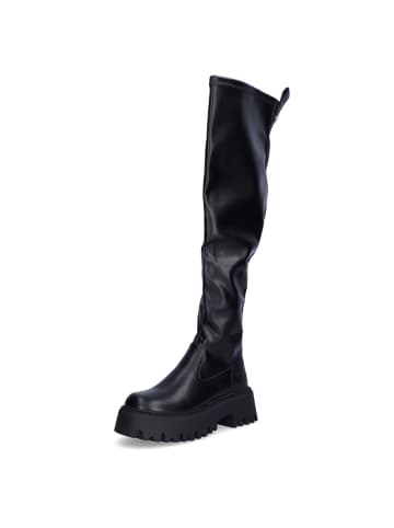 Buffalo Stiefel Aspen Overknee in Schwarz