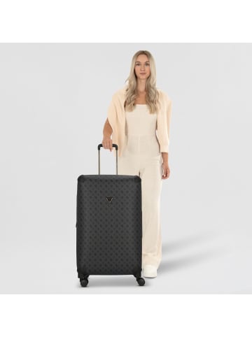 Guess Wilder 4 Rollen Trolley 77 cm mit Dehnfalte in charcoal