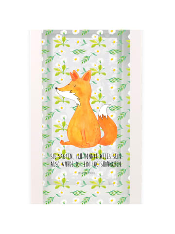 Mr. & Mrs. Panda Laterne Einhorn Wunsch mit Spruch in Transparent