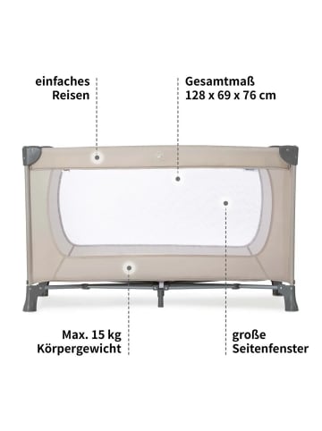 Hauck Reisebett XXL-Sparset Dream`n Play in beige