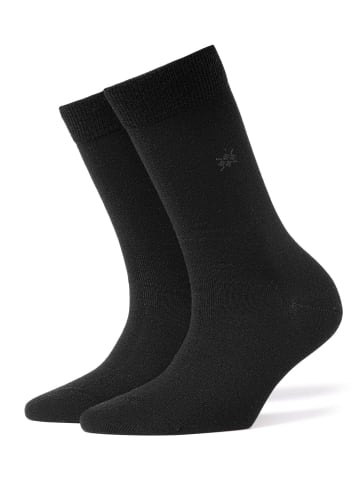 Burlington Businesssocken Bloomsbury in Schwarz