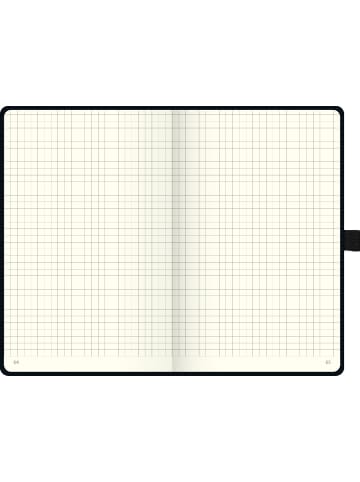 BRUNNEN Notizbuch Kompagnon Klassik A5 kariert 96 Blatt 80g/qm schwarz