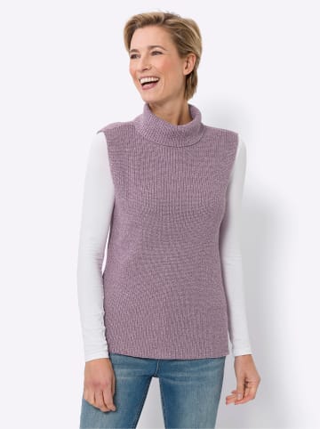Sieh an! Pullunder in violett-meliert