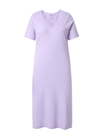 Ulla Popken Nachthemd in zartes lavendel
