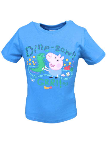 Peppa Pig T-Shirt Peppa Pig - Schorsch & Sausier in Blau