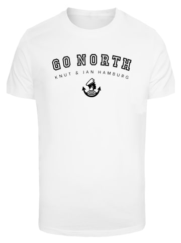 F4NT4STIC T-Shirt Go North in weiß