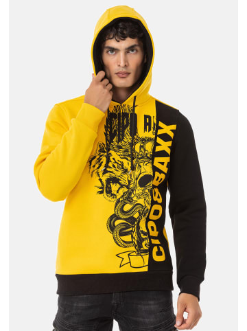 Cipo & Baxx Kapuzensweatshirt in YELLOW