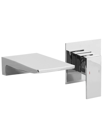 Beliani Wasserhähne KARUAY in Silber - (W) 10 x (H) 10 x (L) 18 cm