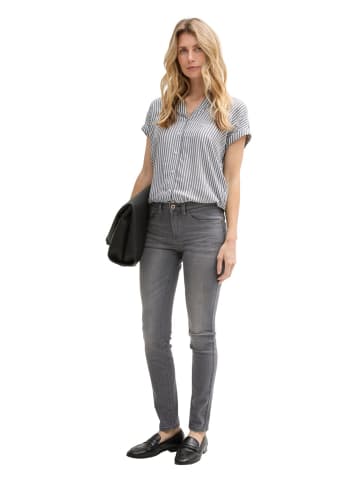 Tom Tailor Bluse BLOUSE STRIPED SHORTSLEEVE in Mehrfarbig
