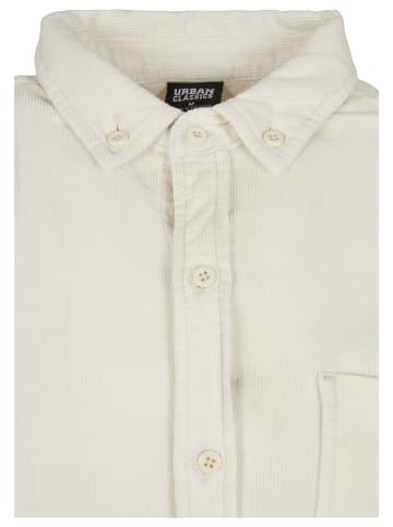 Urban Classics Long Sleeve Shirt in whitesand