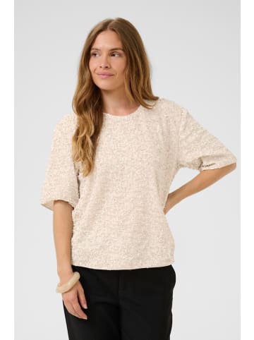 CULTURE Kurzarm-Bluse CUnali Relaxed fit in Whitecap