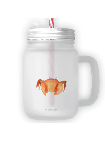 Mr. & Mrs. Panda Limonadenglas Sternzeichen Krebs ohne Spruch in Transparent