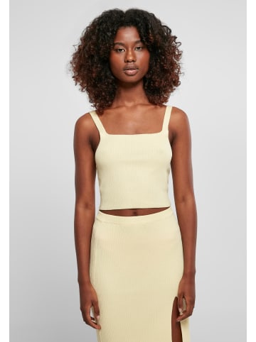 Urban Classics Urban Classics Damen Ladies Cropped Knit Top in softyellow