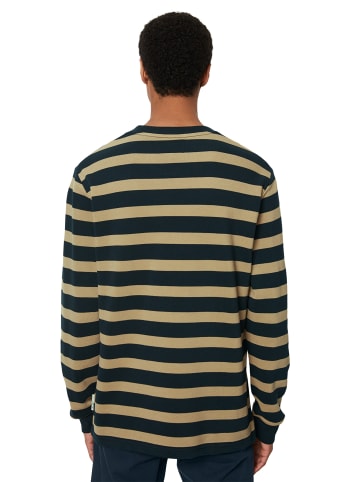 Marc O'Polo Longsleeve regular in multi/navy + beige