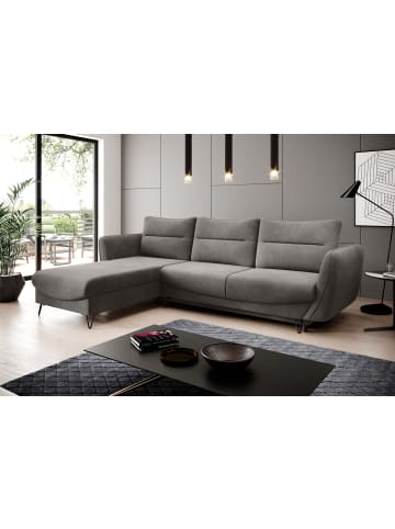 MF Design Sonic Recamiere Links in Mausgrau -  (L) 276 x (B) 276 x (H) 100 cm