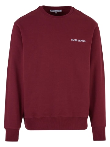 9N1M SENSE 9N1M SENSE Rundhalsausschnitt in bordeaux