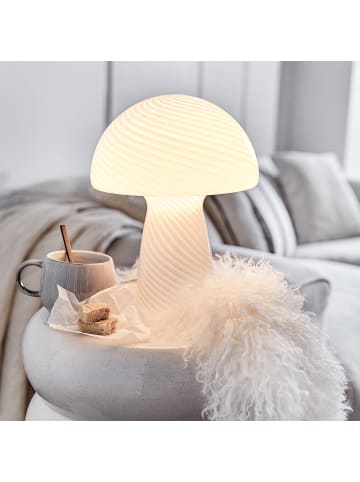 Butlers Tischleuchte FUNGI TOWN in Weiß