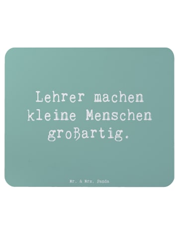 Mr. & Mrs. Panda Mousepad Spruch Lehrer Großartig mit Spruch in Meeresbrise