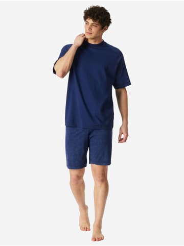 Schiesser Pyjama Modern Essentials in navy