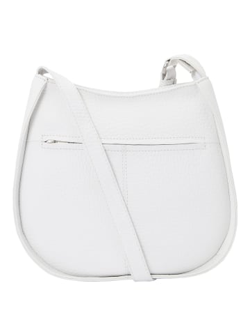 VLD VOi Leather Design Boston Umhängetasche Leder 28 cm blau-weiss