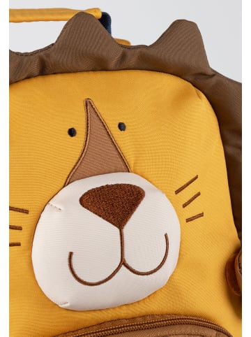 Sigikid Kindergarten Rucksack fröhliches Tiergesicht, 5,2 Liter in gelb
