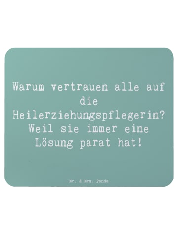 Mr. & Mrs. Panda Mouse Pad Spruch Heilerziehungspflegerin Lösung... in Meeresbrise