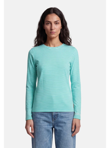 salzhaut Longsleeve ACHTERN Offwhite-Lagoon