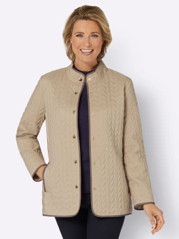 Sieh an! Steppjacke in sesam