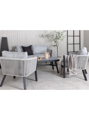 ebuy24 Gartenset Viga 4 Schwarz 120 x 55 cm