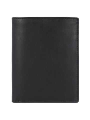 Esquire Frankfurt Geldbörse RFID Schutz Leder 9.5 cm in schwarz