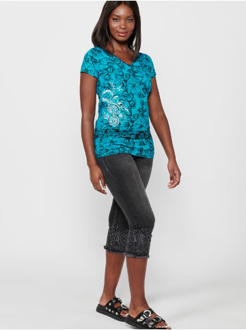 KOROSHI KURZÄRMELIGES OBERTEIL in grun