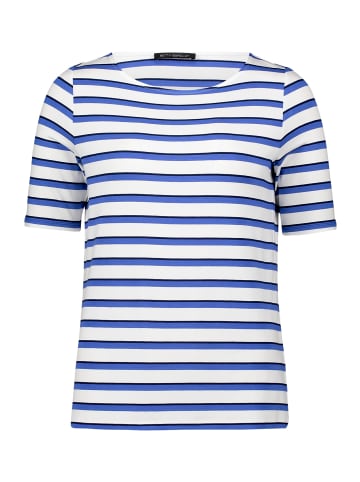 Betty Barclay Ringelshirt mit U-Boot-Ausschnitt in Weiß/Blau