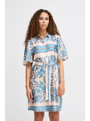 ICHI IXBRIGITTE DR regular fit in Placid Blue