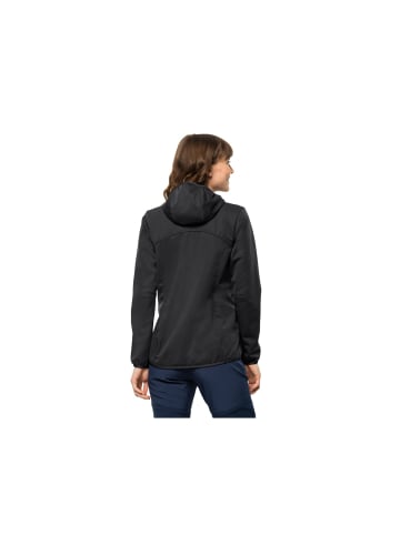 Jack Wolfskin Hoodie für Damen in schwarz