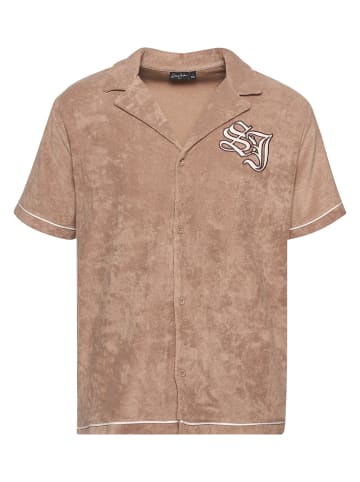 Sean John Hemden in light brown/offwhite