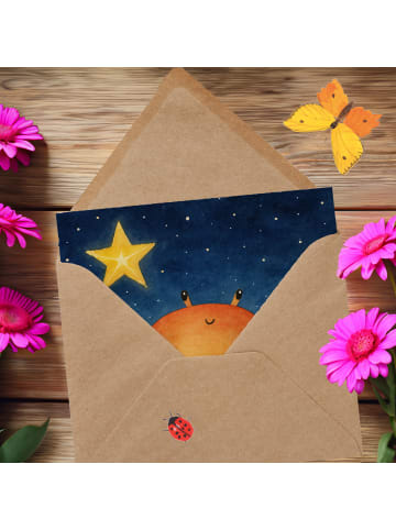 Mr. & Mrs. Panda Glückwunschkarte Sternzeichen Krebs Design ohne... in Weiß