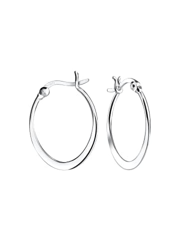 Alexander York Creolen FRENCH LOCK in 925 Sterling Silber, 2-tlg. in silber