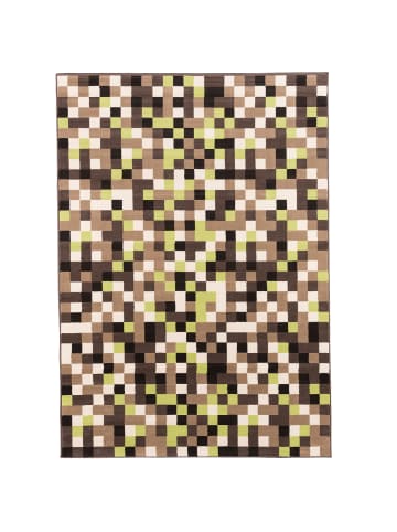Pergamon Teppich Modern Trendline Pixel in Beige