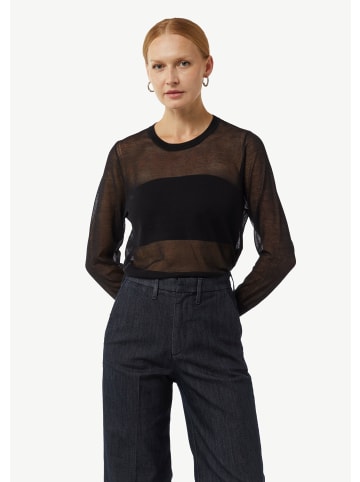 comma Strickpullover langarm in Schwarz