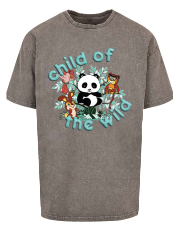 F4NT4STIC Oversize T-Shirt Tao Tao Child Of The Wild in Asphalt