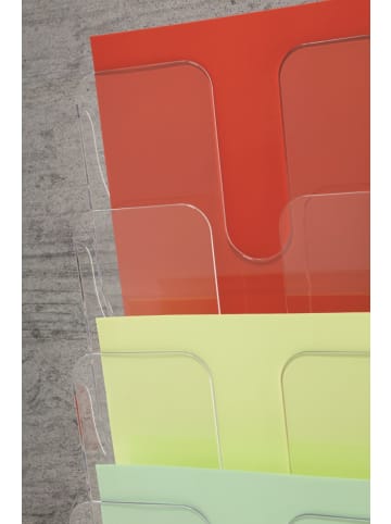 Durable Prospektständerset Flexiplus A4 6-teilig transparent